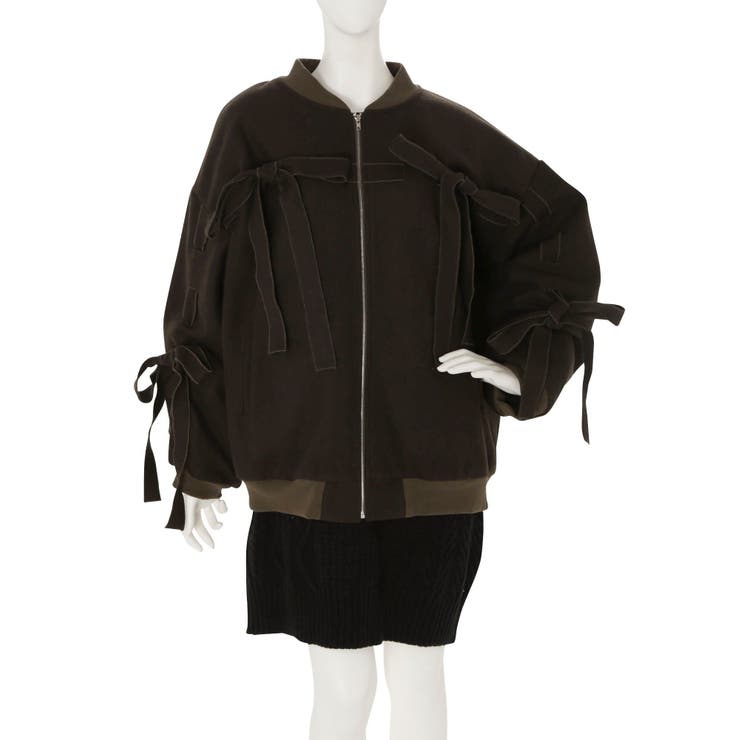 Ribbon Stitch blouson[品番：MKSW0026976]｜merry jenny（メリージェ