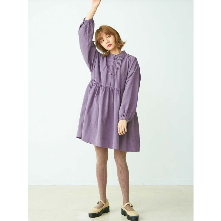 ルーズルーズチャイナワンピース[品番：MKSW0027400]｜merry jenny （メリージェ二ー）のレディースファッション通販｜SHOPLIST（ショップリスト）
