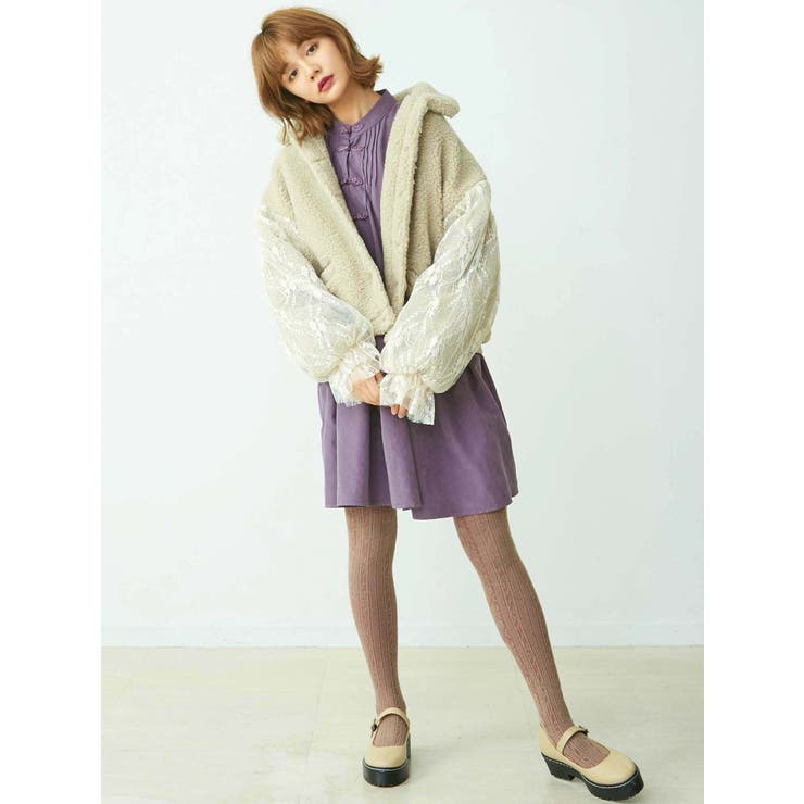ルーズルーズチャイナワンピース[品番：MKSW0027400]｜merry