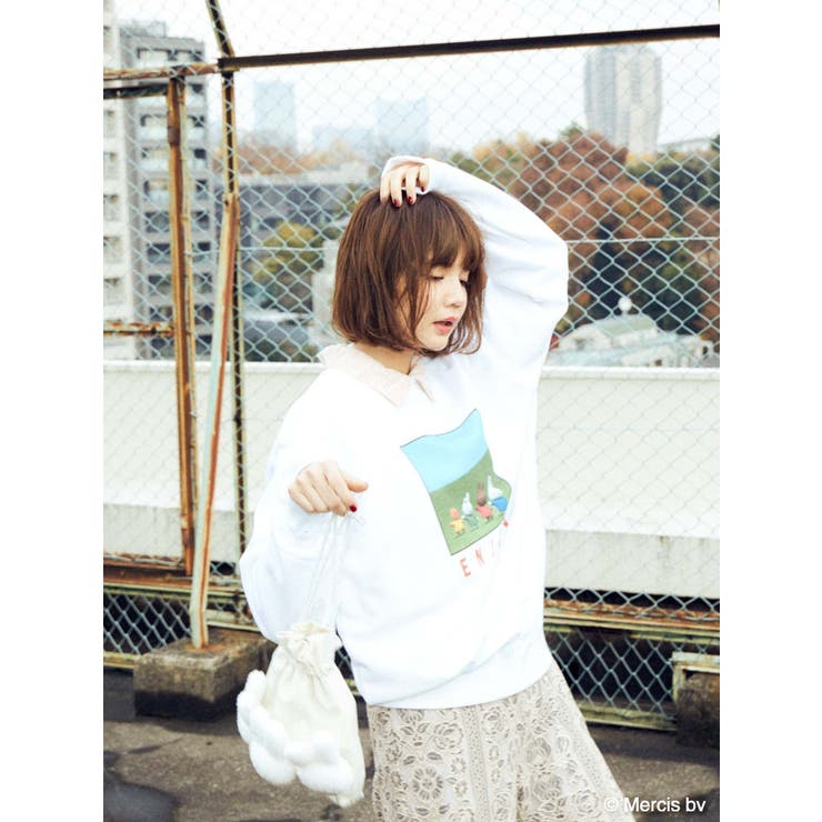 メリージェニー ENJOY miffy トレーナー ホワイト ENJOY miffyトレーナー[品番：MKSW0028157]｜merry jenny
