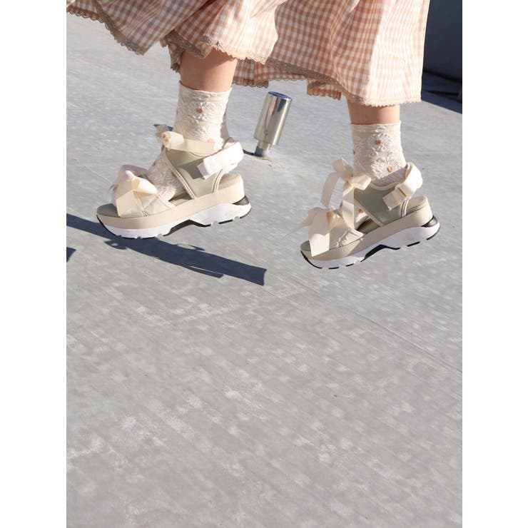 靴 merry jenny ribbon ribbon sandal merry jenny サンダル ribbon ribbonベルクロサンダル