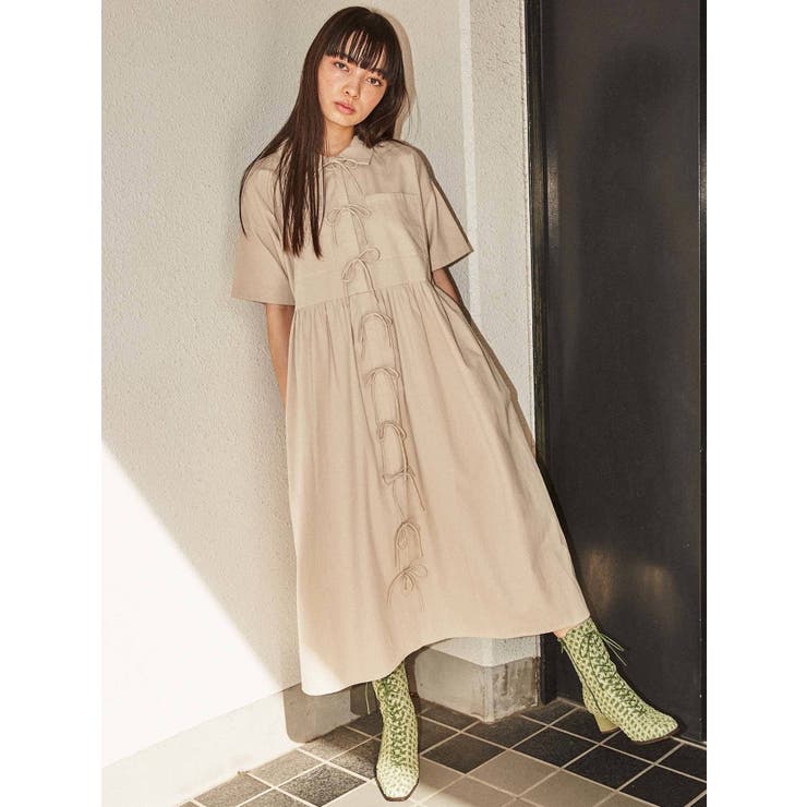 りぼんりぼんシャツワンピース 品番 Mksw Merry Jenny メリージェリー のレディースファッション通販 Shoplist ショップリスト