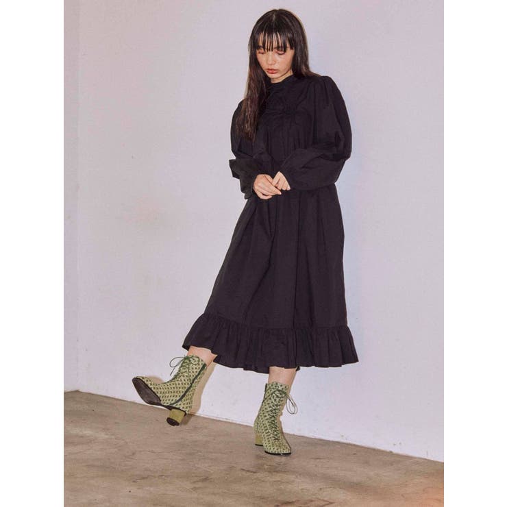 タックとリボンのブラウスワンピース 品番 Mksw Merry Jenny メリージェリー のレディースファッション通販 Shoplist ショップリスト