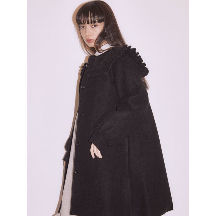 レースセーラーAラインコート[品番：MKSW0035029]｜merry jenny