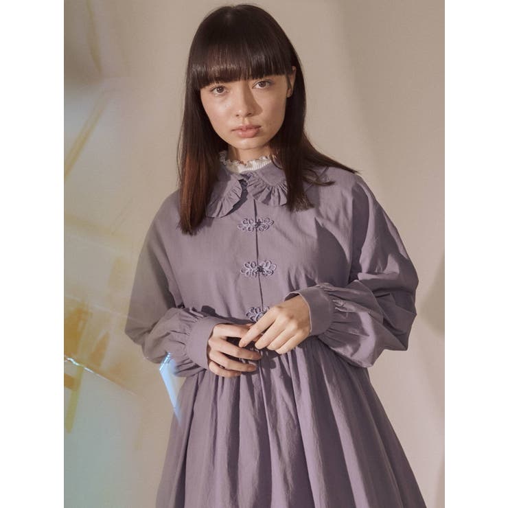 チャイナロングワンピース[品番：MKSW0034875]｜merry jenny