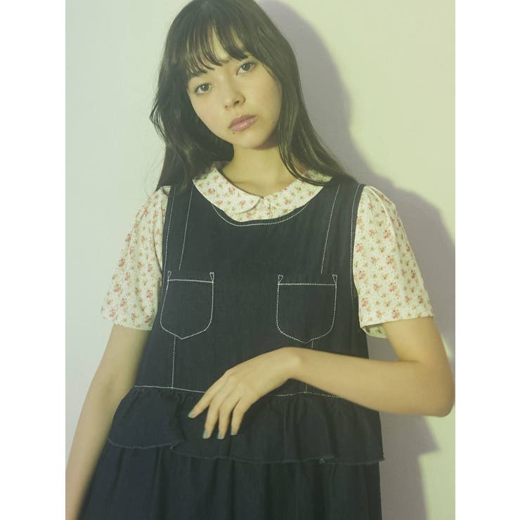 merry jenny（メリージェニー）デニムティアードジャンスカ