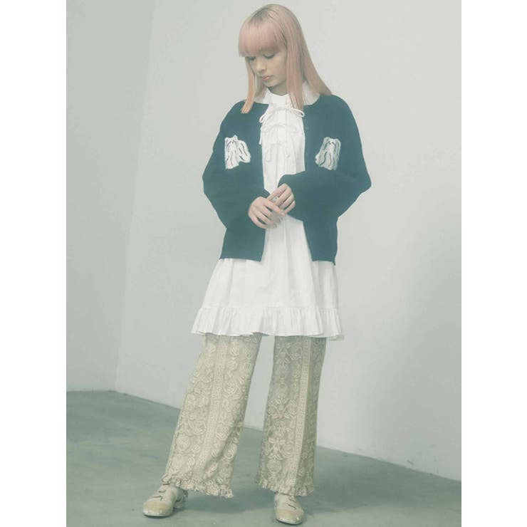 ギャザーリボンワンピース[品番：MKSW0035331]｜merry  jenny（メリージェ二ー）のレディースファッション通販｜SHOPLIST（ショップリスト）