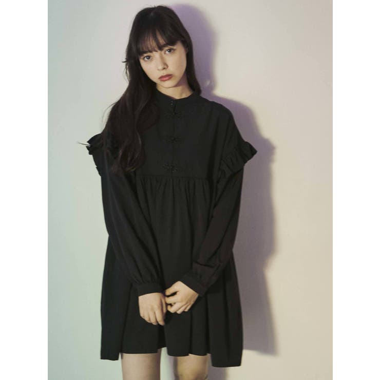 スタンドカラーチャイナワンピース 品番 Mksw Merry Jenny メリージェリー のレディースファッション通販 Shoplist ショップリスト
