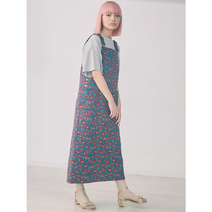 flowerジャガードロングジャンスカ[品番：MKSW0035851]｜merry  jenny（メリージェ二ー）のレディースファッション通販｜SHOPLIST（ショップリスト）