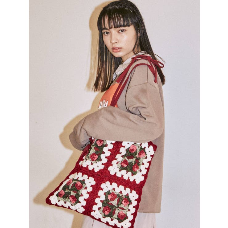 Utopiaクロシェトートbag[品番：MKSW0034654]｜merry jenny