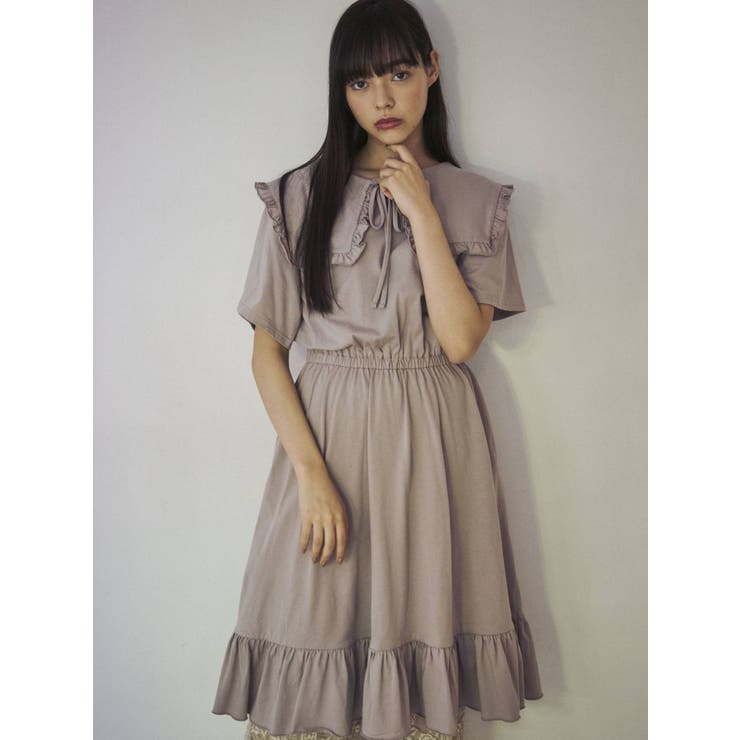 merry jenny 新品 ブラック エアリーセーラーカラーワンピース merry jenny エアリーセーラーカラーワンピース（ブラック