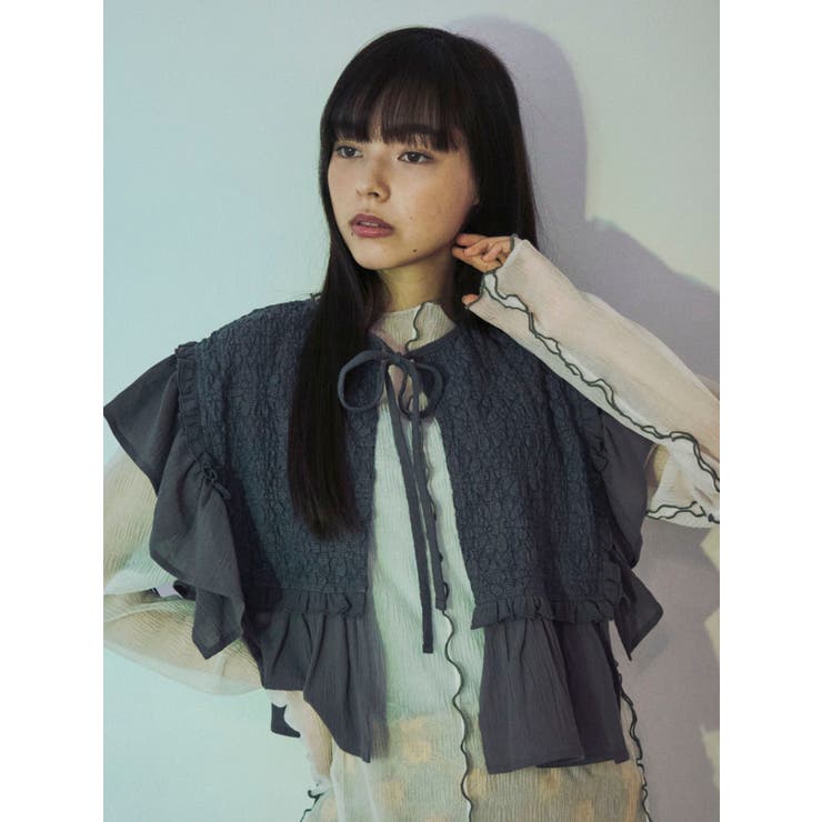 デコラティブな襟[品番：MKSW0036065]｜merry jenny（メリージェ二ー 