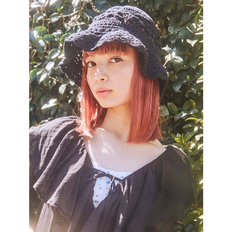 cotton crochet hat[品番：MKSW0036828]｜merry jenny（メリージェ二ー