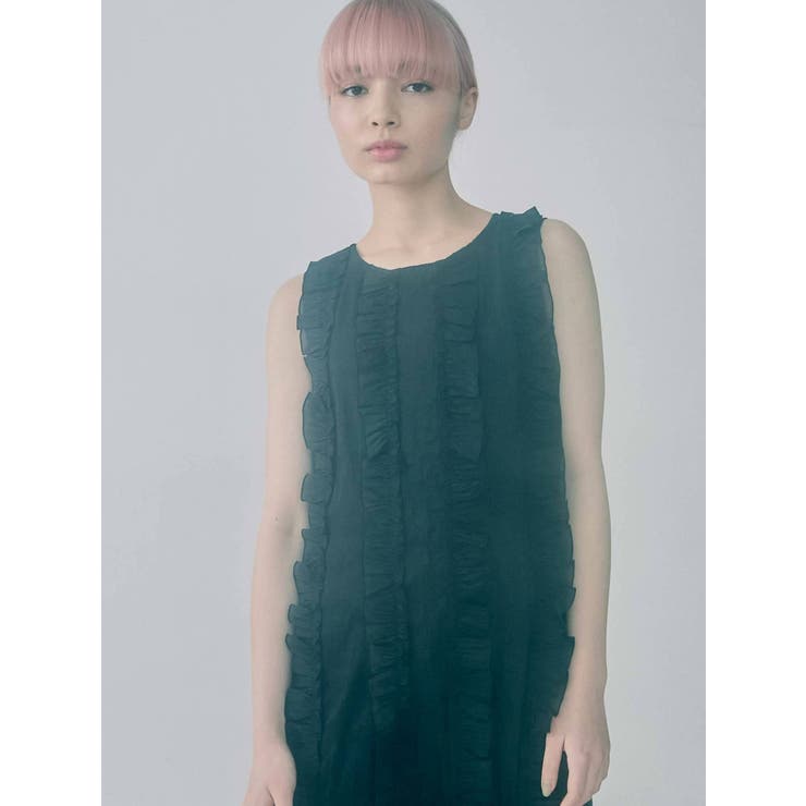 airy frillロングワンピース[品番：MKSW0036840]｜merry jenny