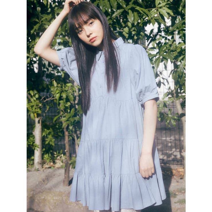 パフスリーブギャザーミニワンピース 品番 Mksw Merry Jenny メリージェリー のレディースファッション通販 Shoplist ショップリスト