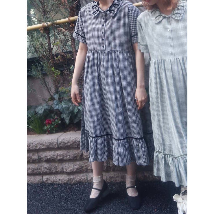 くるくるパイピングカラーワンピース 品番 Mksw Merry Jenny メリージェリー のレディースファッション通販 Shoplist ショップリスト