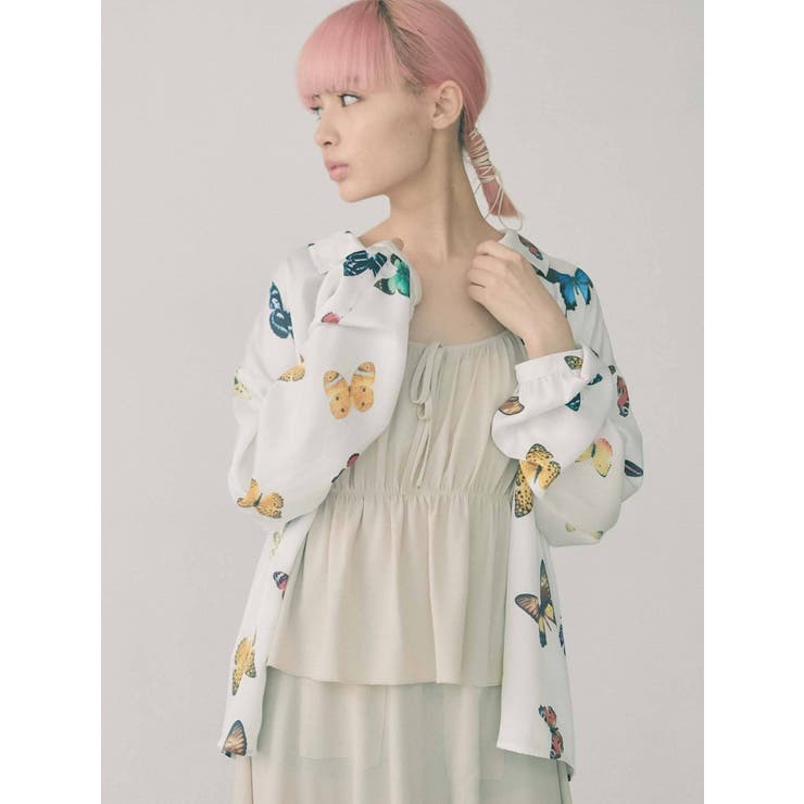 mothシャツ[品番：MKSW0038833]｜merry jenny（メリージェ二ー 
