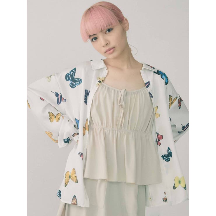 mothシャツ[品番：MKSW0038833]｜merry jenny（メリージェ二ー 
