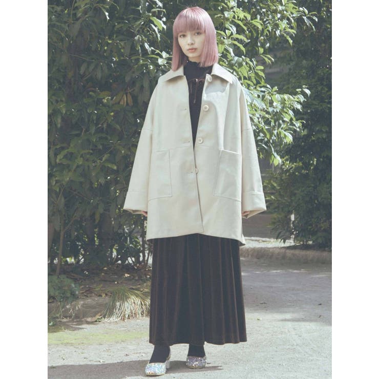 more loose フェイクレザージャケット[品番：MKSW0038699]｜merry