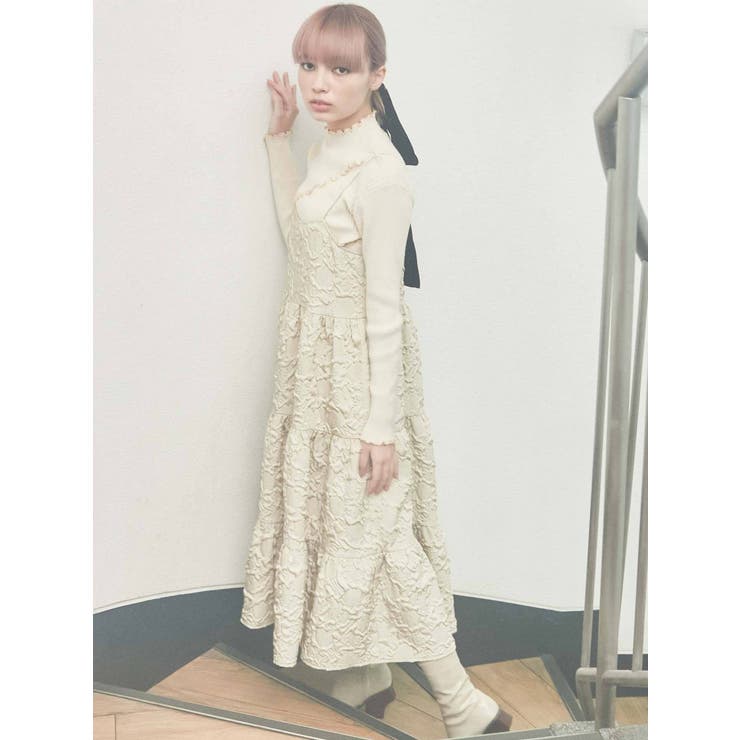 rumpleティアードキャミワンピース[品番：MKSW0040058]｜merry