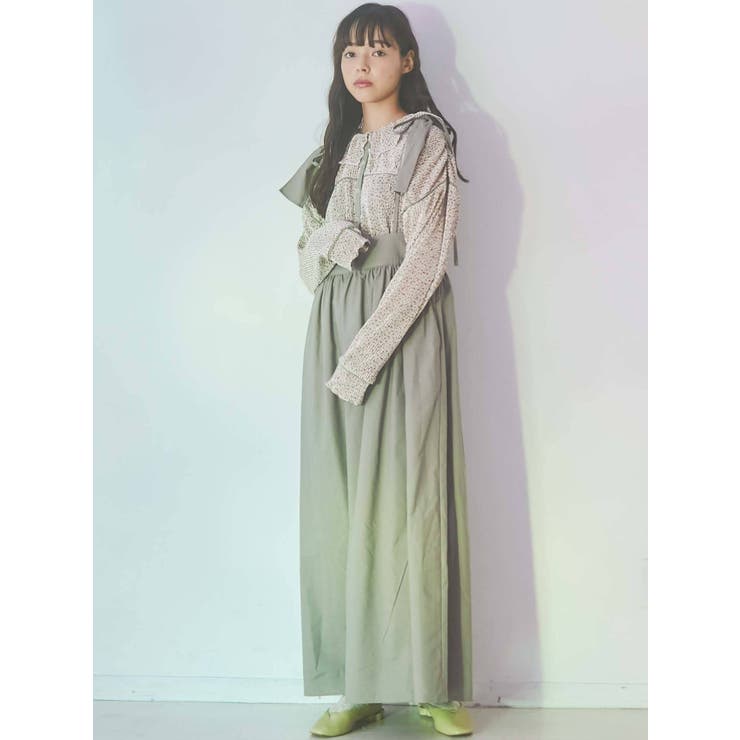 merry jenny アシメリボンリネンスカート merry jenny（メリージェニー）の「アシメリボンリネンスカート
