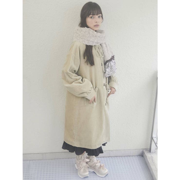 merry jennyベロアフリルマフラー ベロアフリルマフラー[品番：MKSW0020782]｜merry jenny（メリージェ二