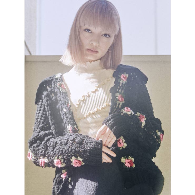 ネネ☆さま専用 merry jenny クロシェカーディガン メリージェニー merry jenny クロシェカーディガン （オフホワイト