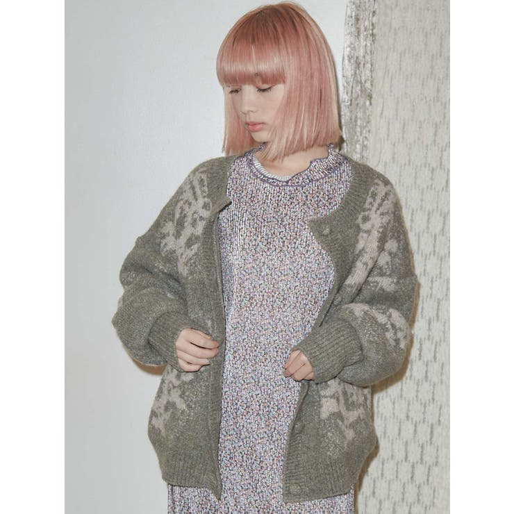 garden knit cardigan[品番：MKSW0040075]｜merry jenny（メリージェ二