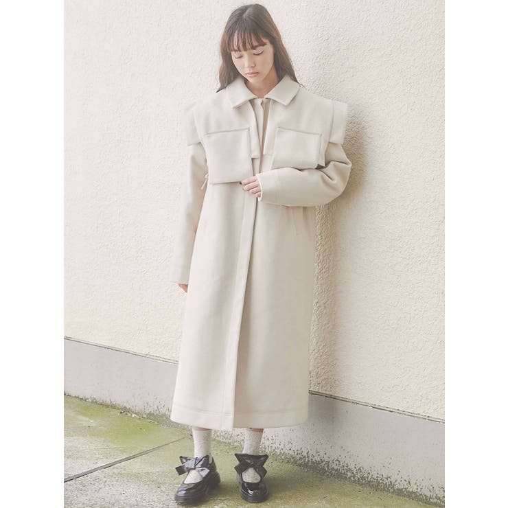 some collar coat[品番：MKSW0040077]｜merry  jenny（メリージェ二ー）のレディースファッション通販｜SHOPLIST（ショップリスト）