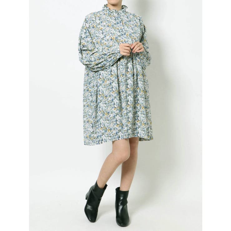 Flowerフリルスタンドカラーミニワンピース 品番 Mksw Merry Jenny メリージェ二ー のレディースファッション通販 Shoplist ショップリスト