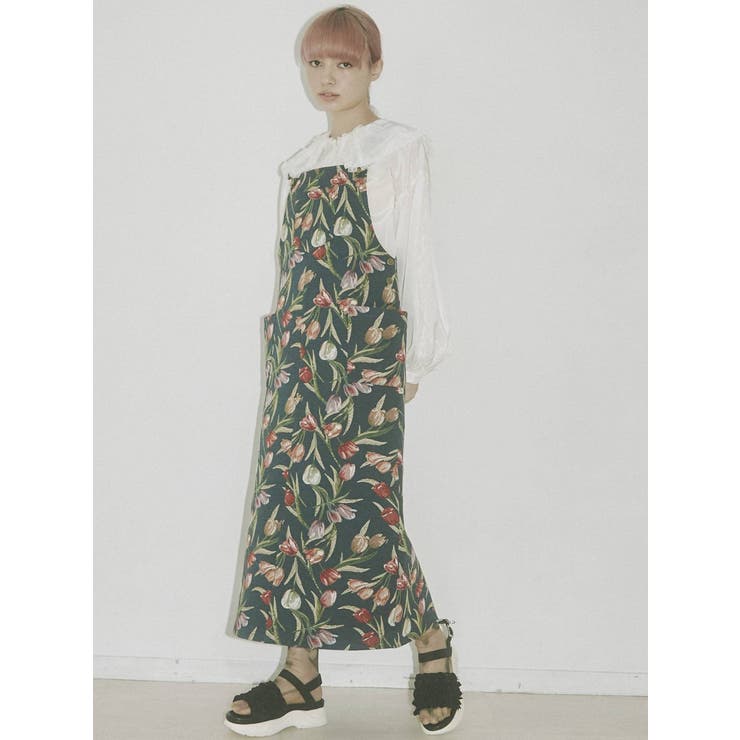 チューリップジャンスカ[品番：MKSW0042219]｜merry jenny