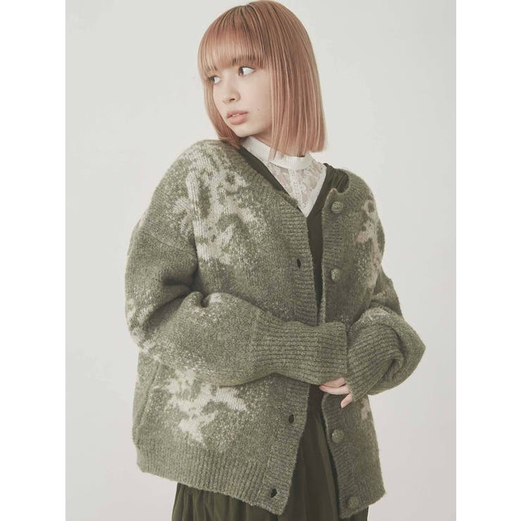 garden knit cardigan[品番：MKSW0041494]｜merry jenny （メリージェ二ー）のレディースファッション通販｜SHOPLIST（ショップリスト）