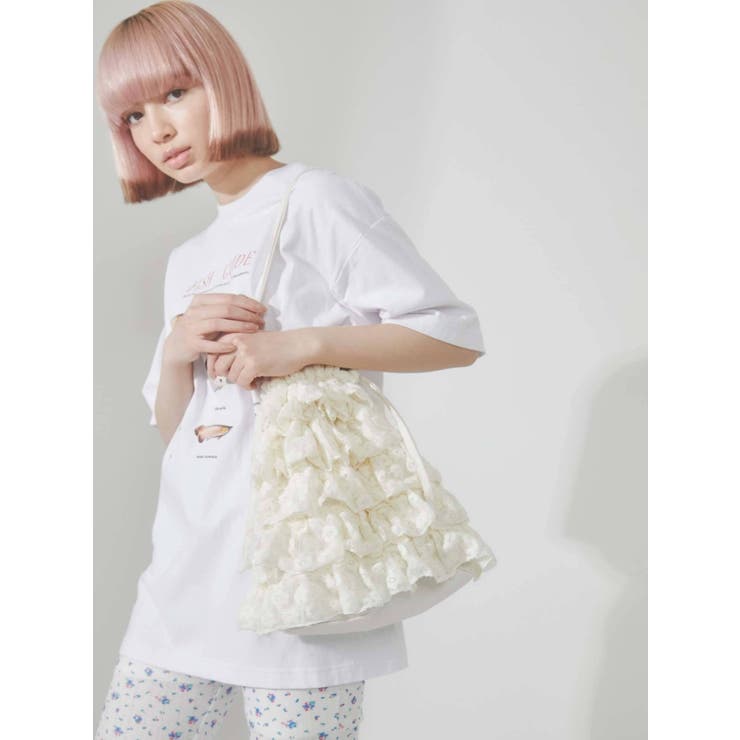 レースフリルティアードトート 品番 Mksw Merry Jenny メリージェ二ー のレディースファッション通販 Shoplist ショップリスト
