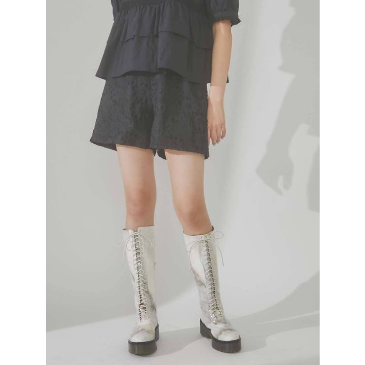 シアーflowerショートパンツ[品番：MKSW0044242]｜merry jenny