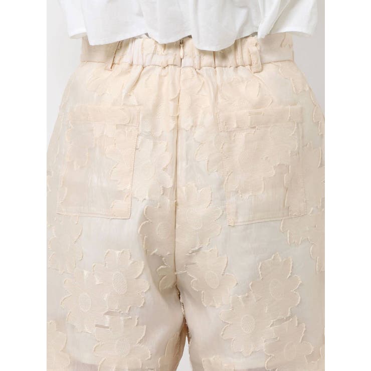 【相場最安値】 merryjenny flowerレイヤードショートパンツ セール】flowerレイヤードショートパンツ（カーゴパンツ