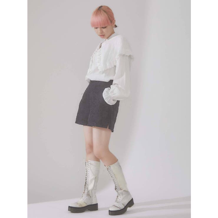 merry jenny（メリージェニー）の「flowerニットショートパンツ