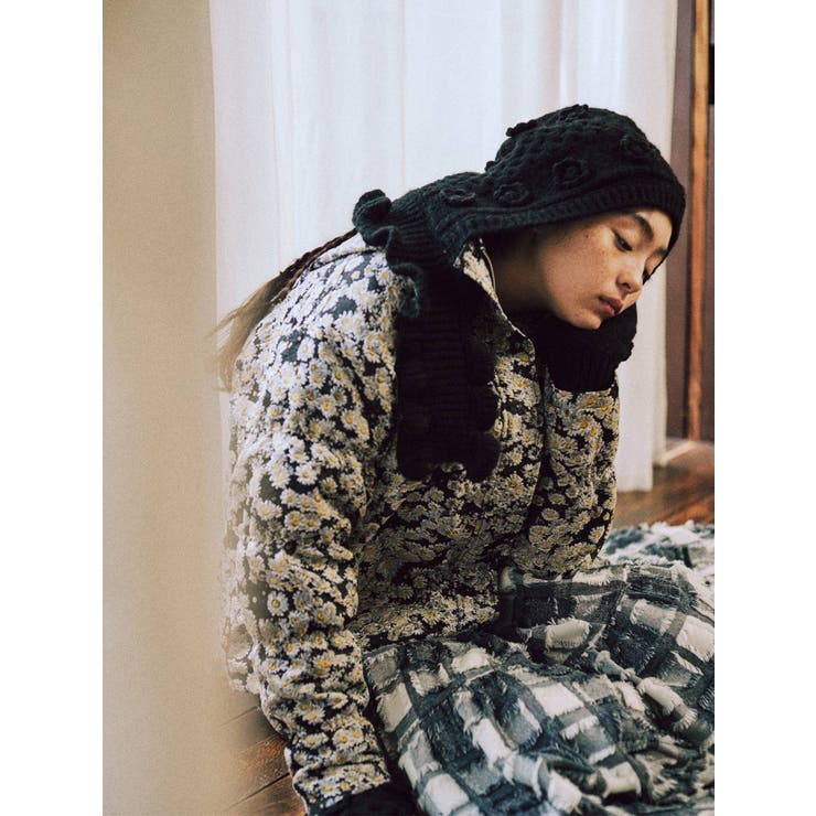 squareティアードロングドレス[品番：MKSW0045853]｜merry jenny