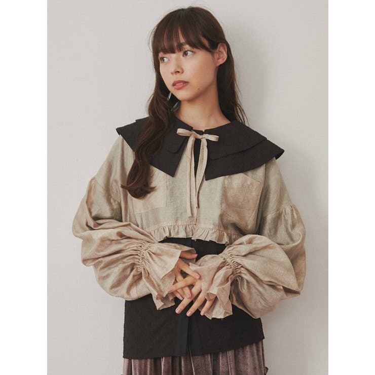 merry jenny（メリージェニー）の「floralショートシアー