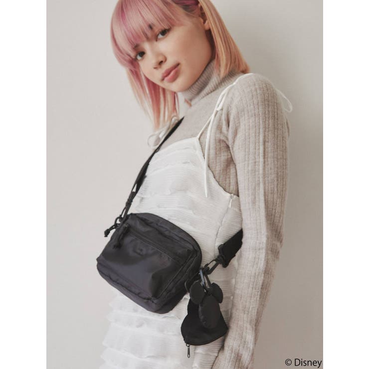 MICKEYナイロンショルダーbag[品番：MKSW0046368]｜merry jenny