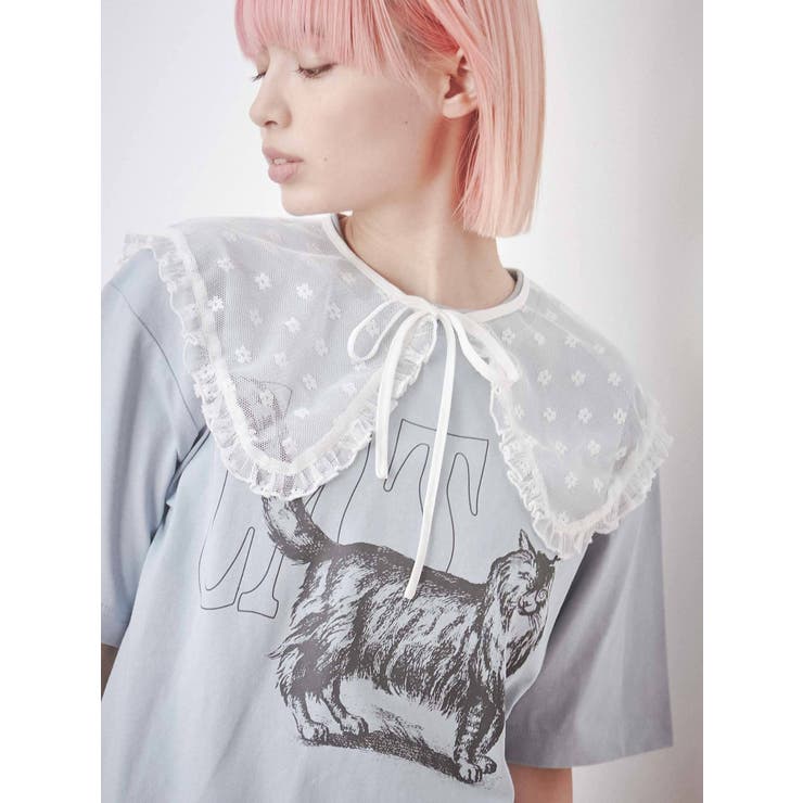 【WEB限定】walk CAT Tee[品番：MKSW0046081]｜merry jenny（メリージェ二ー）のレディースファッション通販 ...