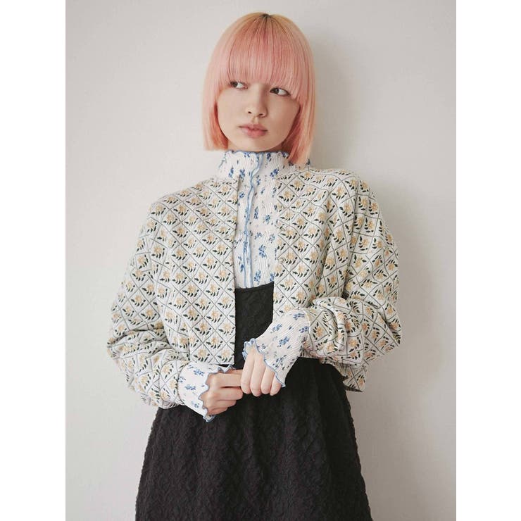 petit flowerメロウチュニック[品番：MKSW0045795]｜merry jenny