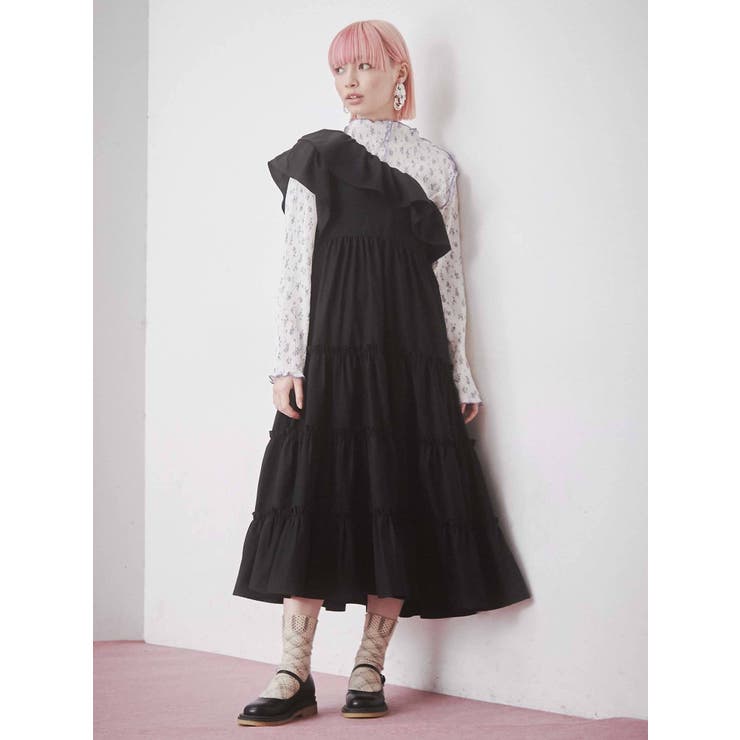 merry jenny 新品 ブルー petit flower メロウチュニック merry jenny 新品 ブルー petit flower メロウチュニック - メルカリ