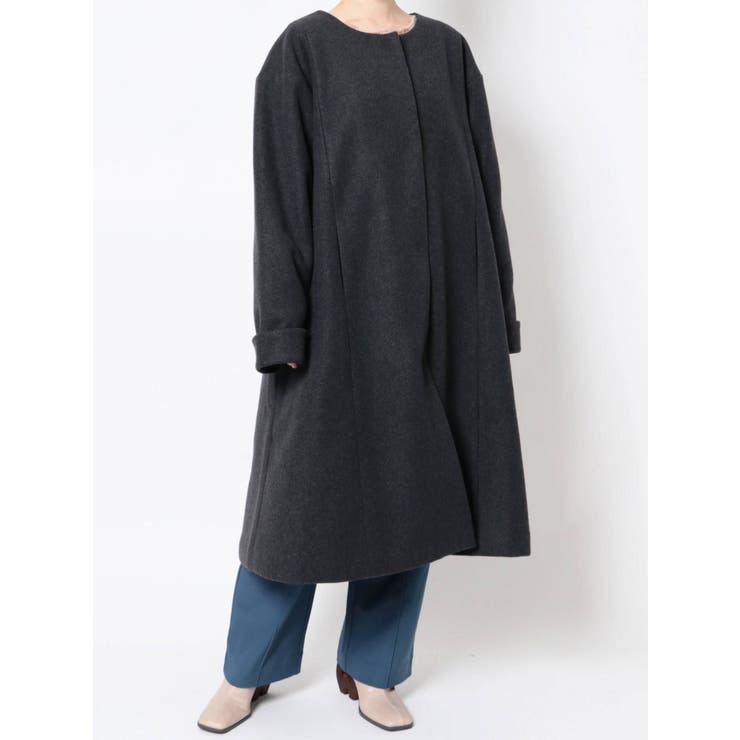 ordinaryサーキュラーカラーコート[品番：MKSW0045796]｜merry jenny 