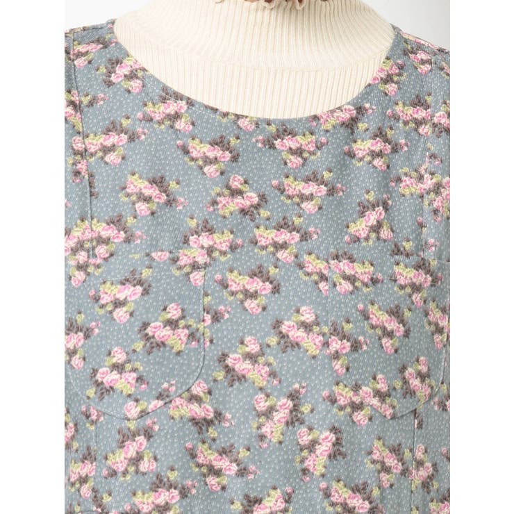 floral dotティアードジャンスカ[品番：MKSW0046087]｜merry jenny