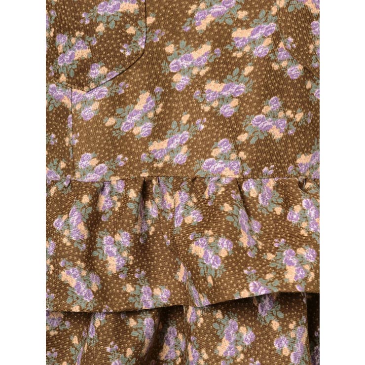 floral dotティアードジャンスカ[品番：MKSW0046087]｜merry jenny