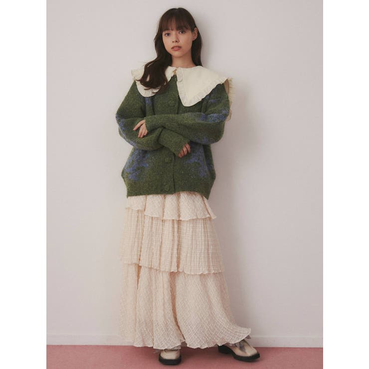 gardenニットカーディガン[品番：MKSW0047424]｜merry jenny