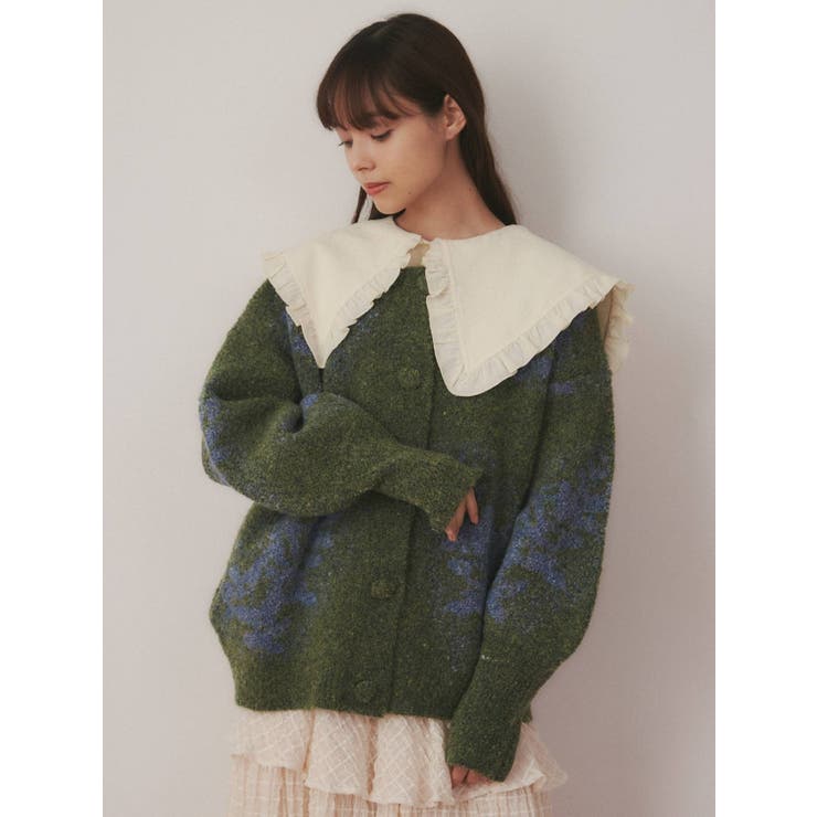 gardenニットカーディガン[品番：MKSW0047424]｜merry jenny