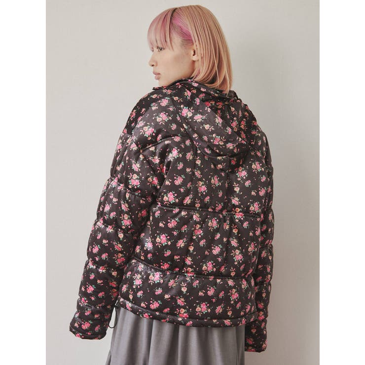 floralベロアキルトジャケット | merry jenny | 詳細画像15 