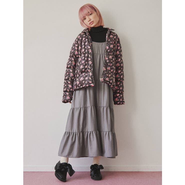 floralベロアキルトジャケット | merry jenny | 詳細画像16 