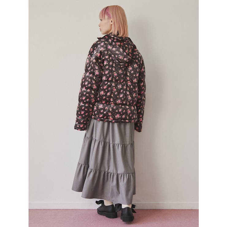 floralベロアキルトジャケット | merry jenny | 詳細画像20 